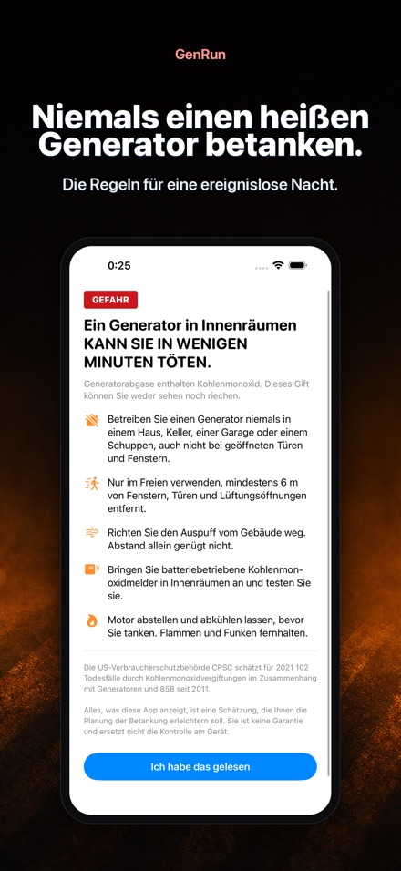 GenRun: Generator Laufzeit 9