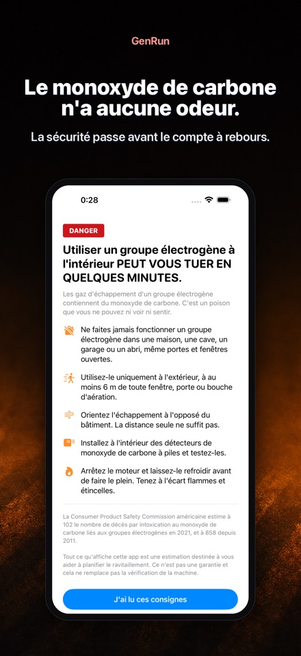 GenRun : autonomie génératrice 8