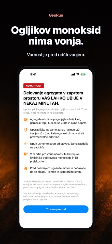 GenRun: Delovanje agregata 8