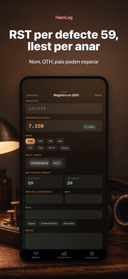 HamLog: Diari QSO Ràdio 3