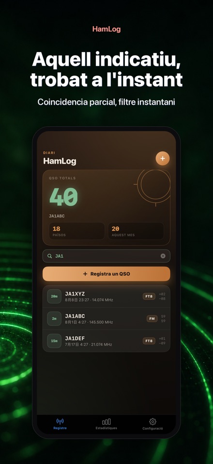 HamLog: Diari QSO Ràdio 5
