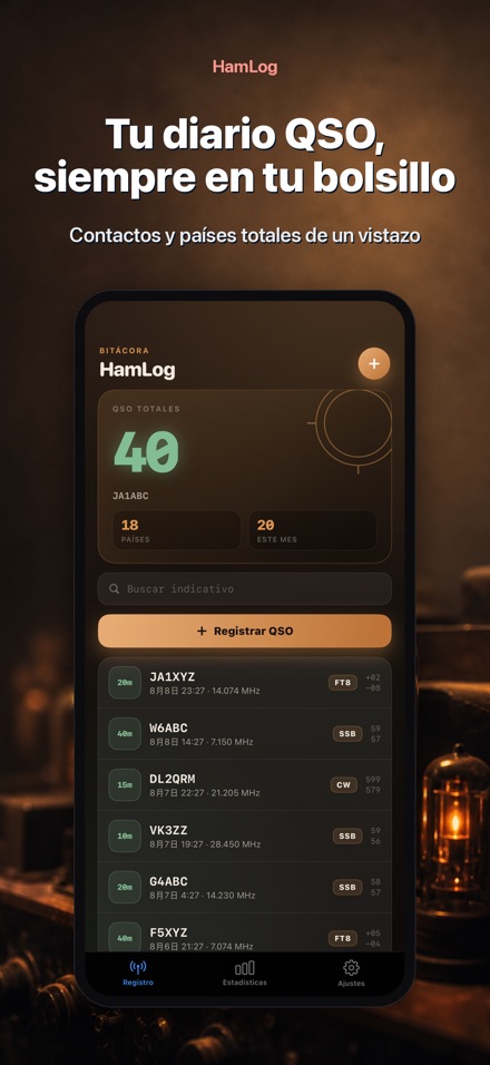 HamLog: Diario QSO Radio