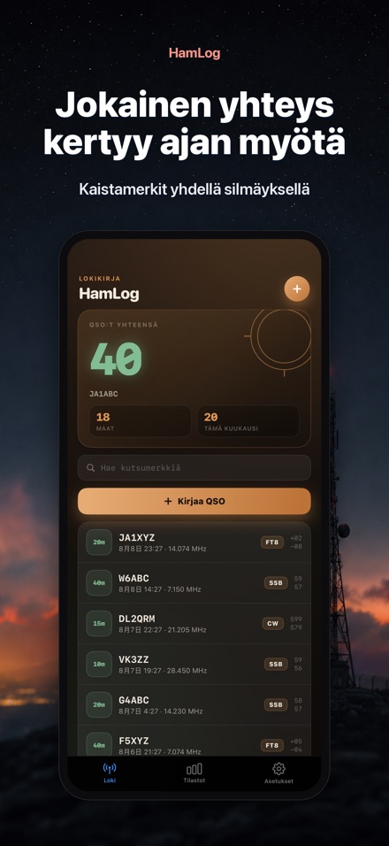 HamLog: Radioamatöörin loki 8