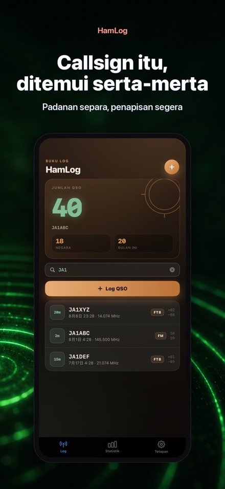HamLog: Log QSO Radio Amatur 5