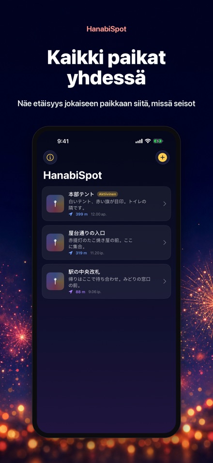 HanabiSpot: Tapaamispiste 2