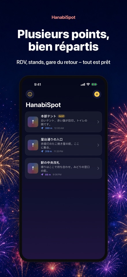 HanabiSpot : point de RDV 10