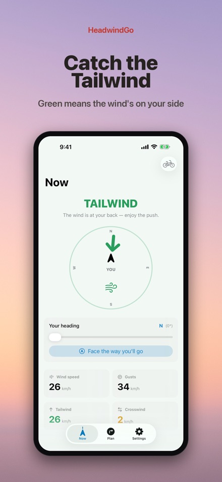 HeadwindGo: Wind for Riders 2