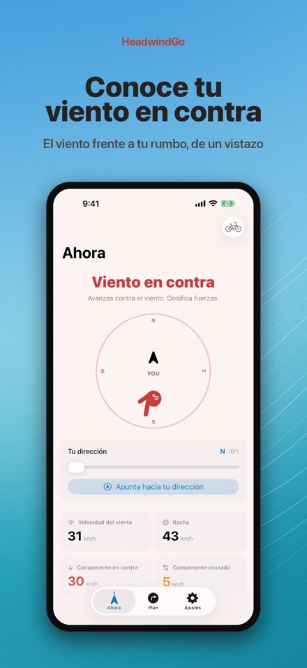 HeadwindGo: viento al pedal