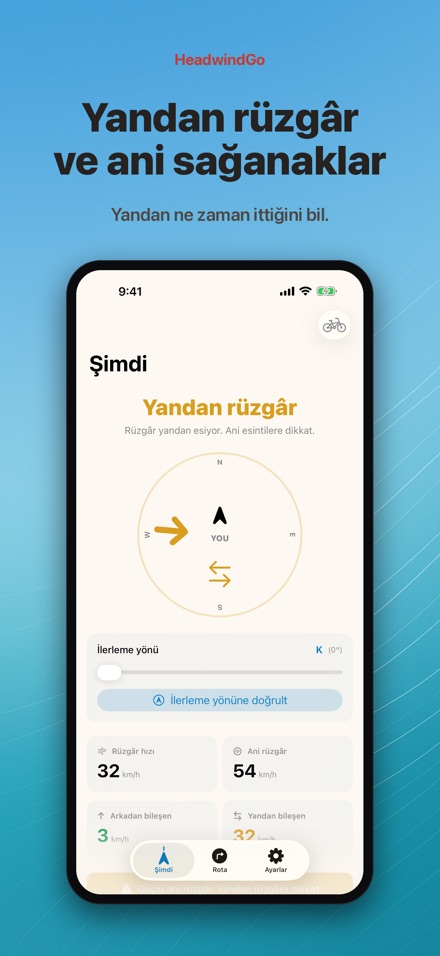 HeadwindGo: bisiklette rüzgar 5