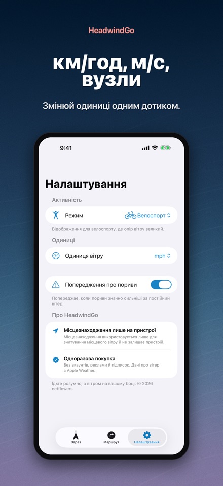 HeadwindGo: вітер велосипед 7