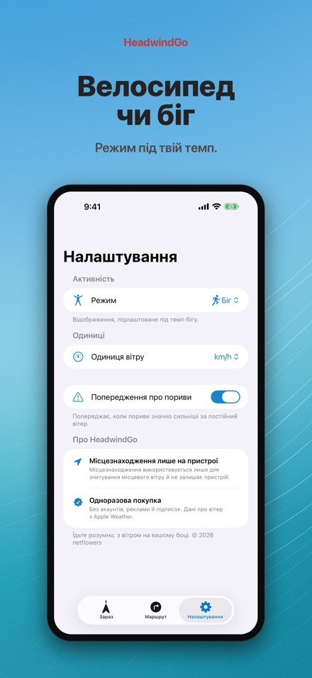 HeadwindGo: вітер велосипед 8