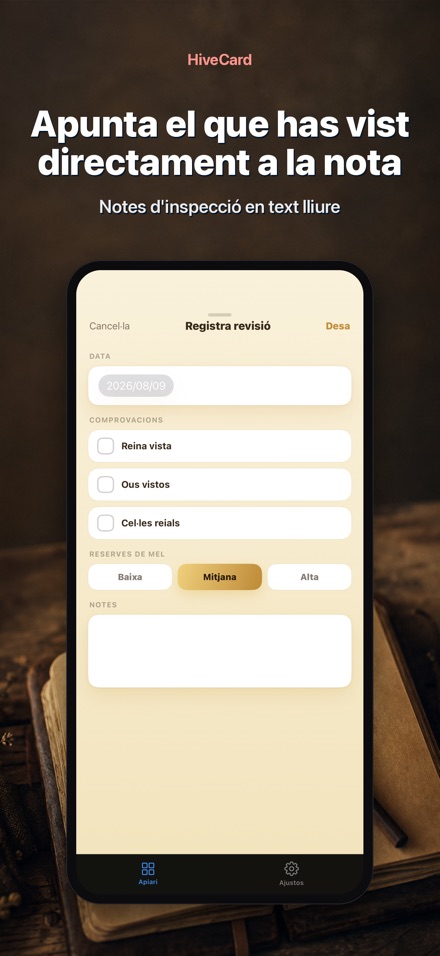 HiveCard: Diari Apícola 4
