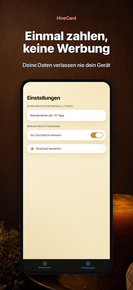 HiveCard: Bienen-Logbuch 10