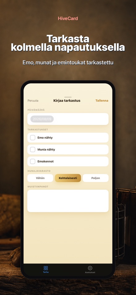 HiveCard: Mehiläispäiväkirja 3