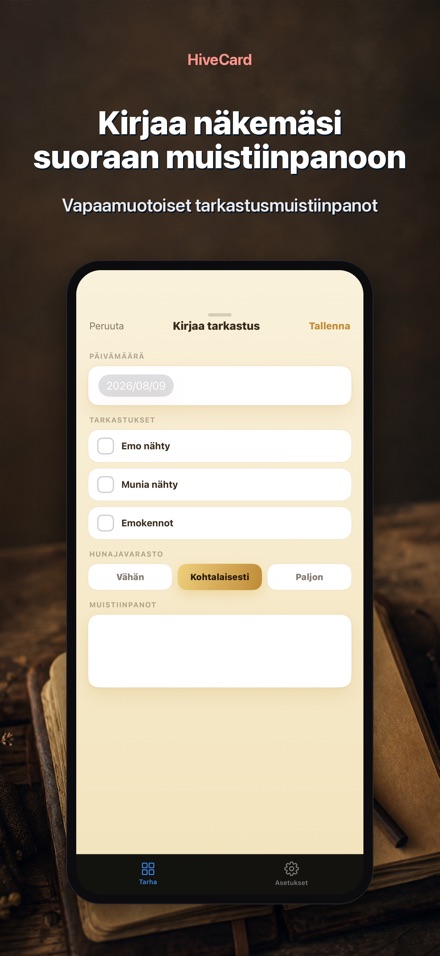 HiveCard: Mehiläispäiväkirja 4