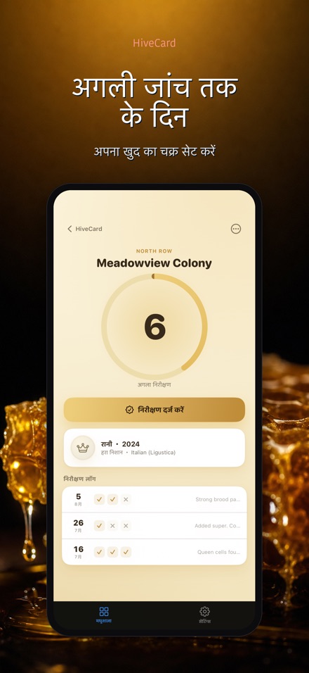HiveCard: मधुमक्खी डायरी 2