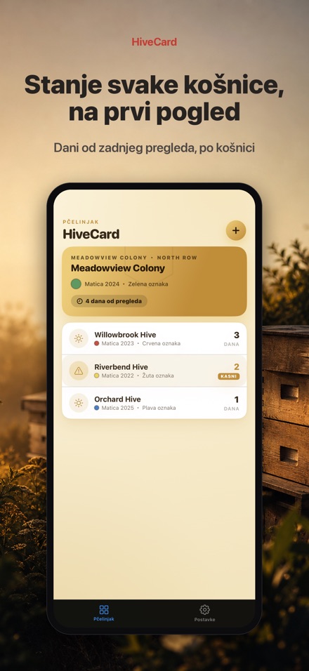HiveCard: Pčelarski Dnevnik