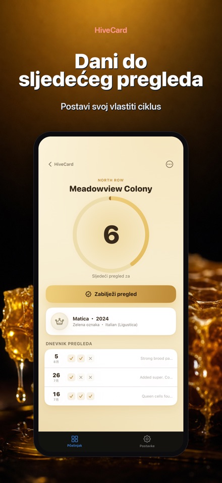 HiveCard: Pčelarski Dnevnik 2