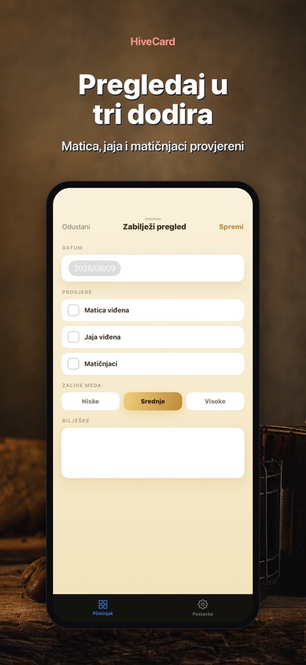 HiveCard: Pčelarski Dnevnik 3