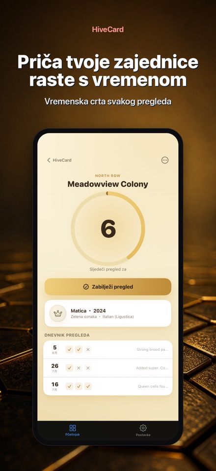 HiveCard: Pčelarski Dnevnik 5