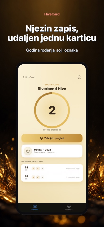HiveCard: Pčelarski Dnevnik 8