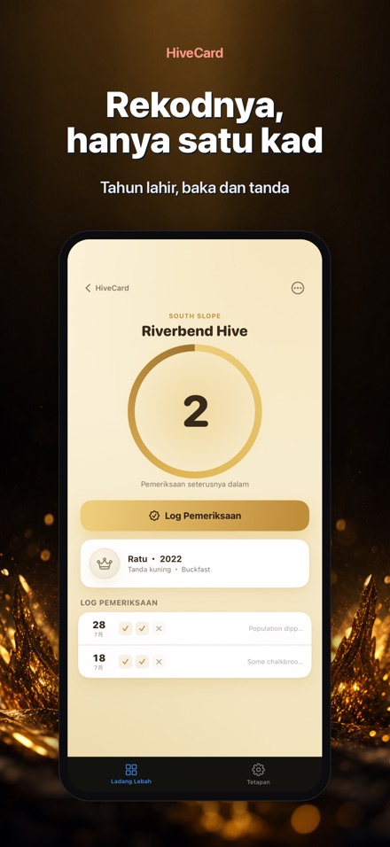 HiveCard: Jurnal Lebah 8