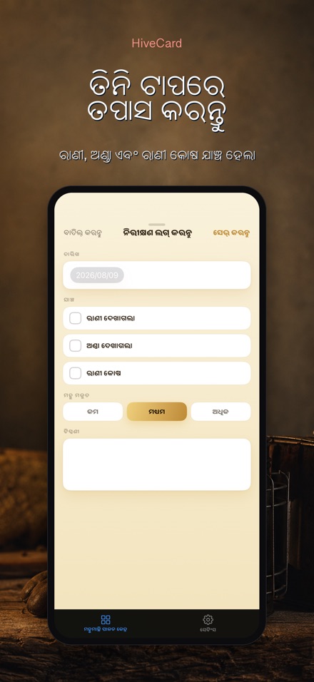 HiveCard: ମହୁମାଛି ଡାଏରୀ 3