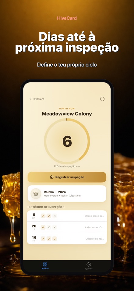HiveCard: Diário Apícola 2