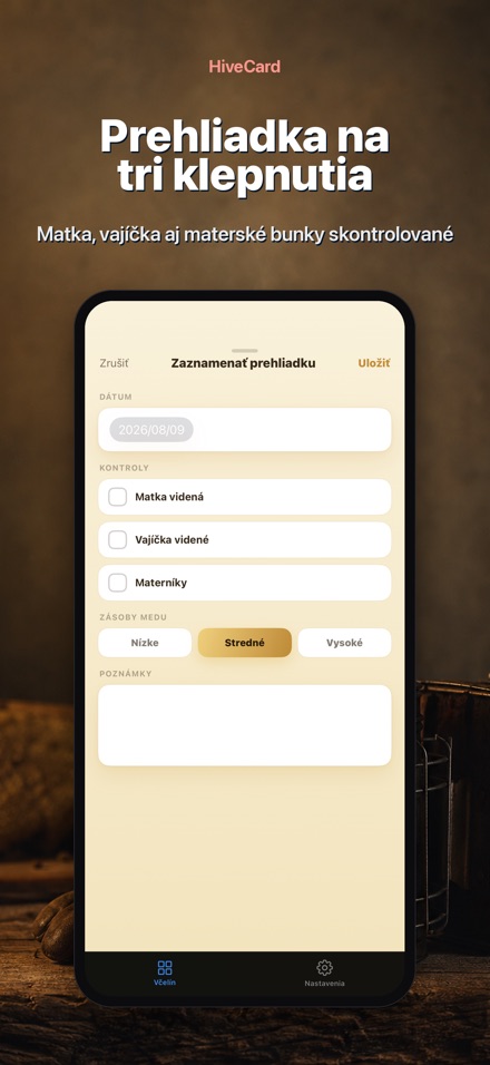 HiveCard: Denník Včelára 3