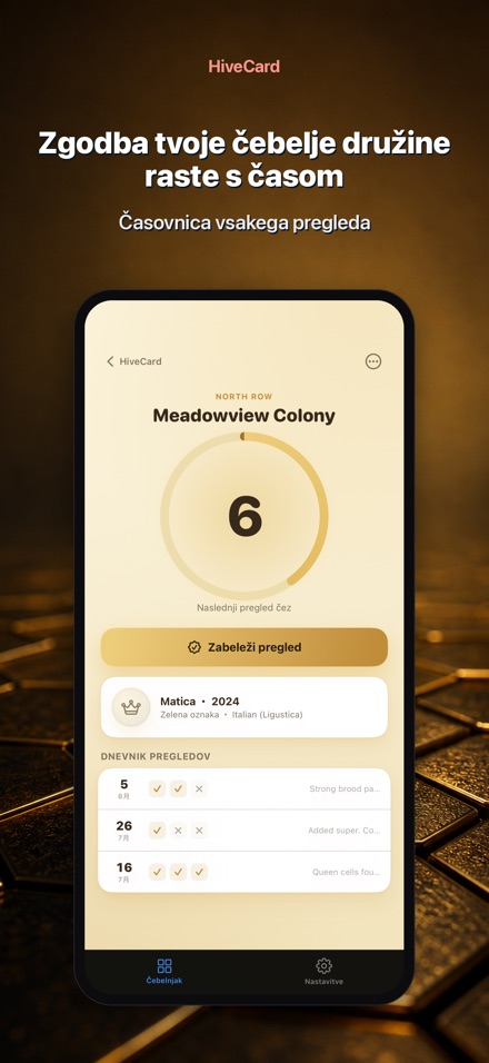 HiveCard: Čebelarski Dnevnik 5