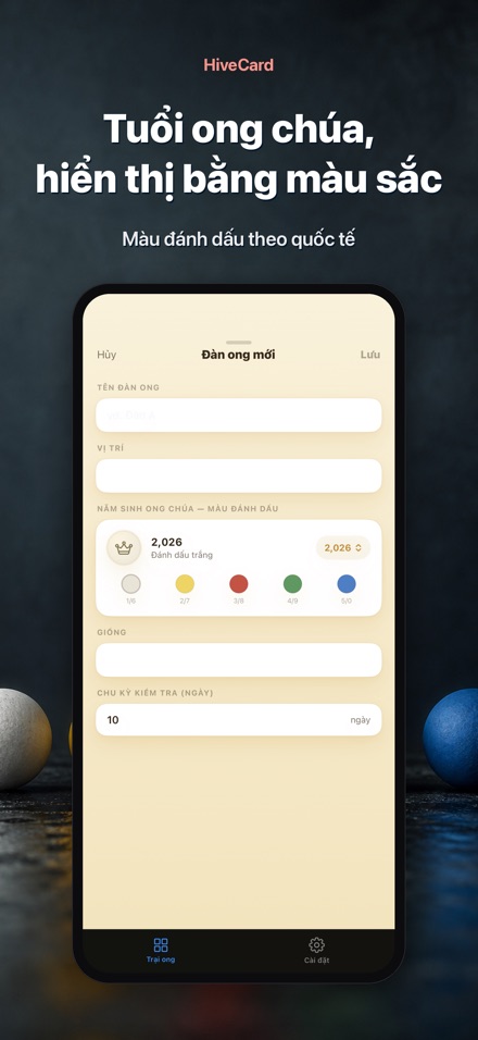 HiveCard: Nhật Ký Nuôi Ong 7