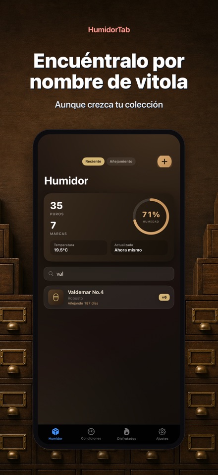 HumidorTab: Cigar Shelf Log 7