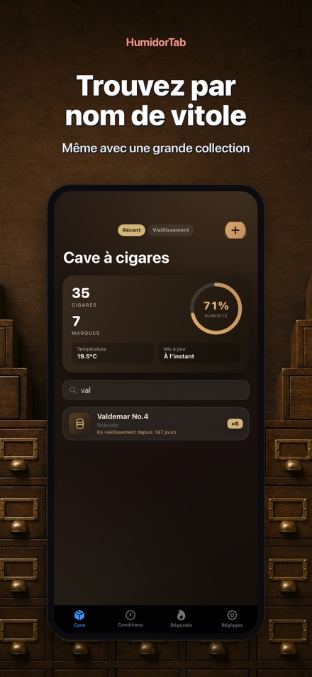 HumidorTab: Cigar Shelf Log 7