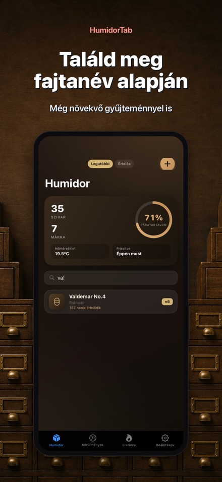 HumidorTab: Cigar Shelf Log 7