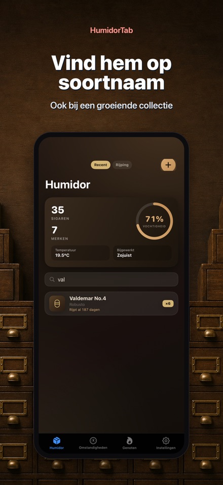 HumidorTab: Cigar Shelf Log 7