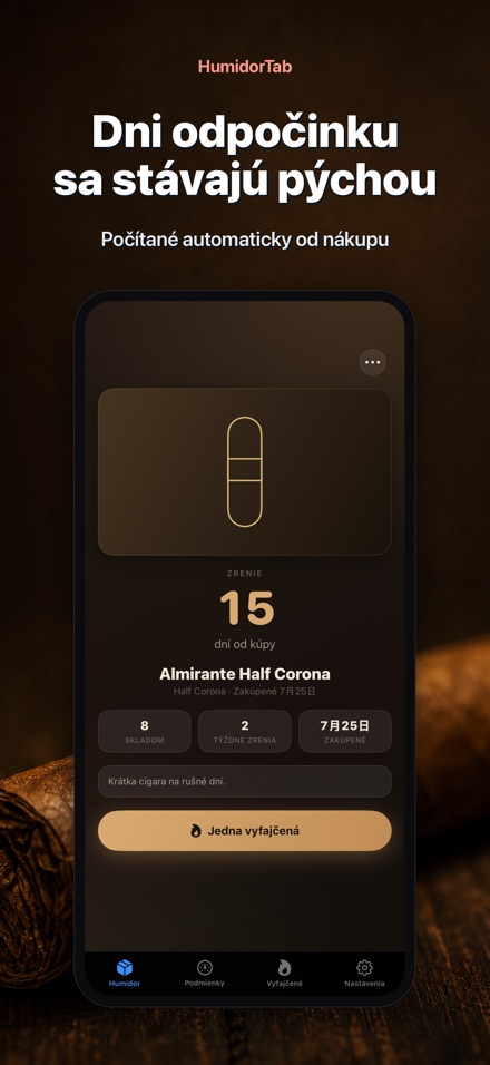 HumidorTab: Cigar Shelf Log 2