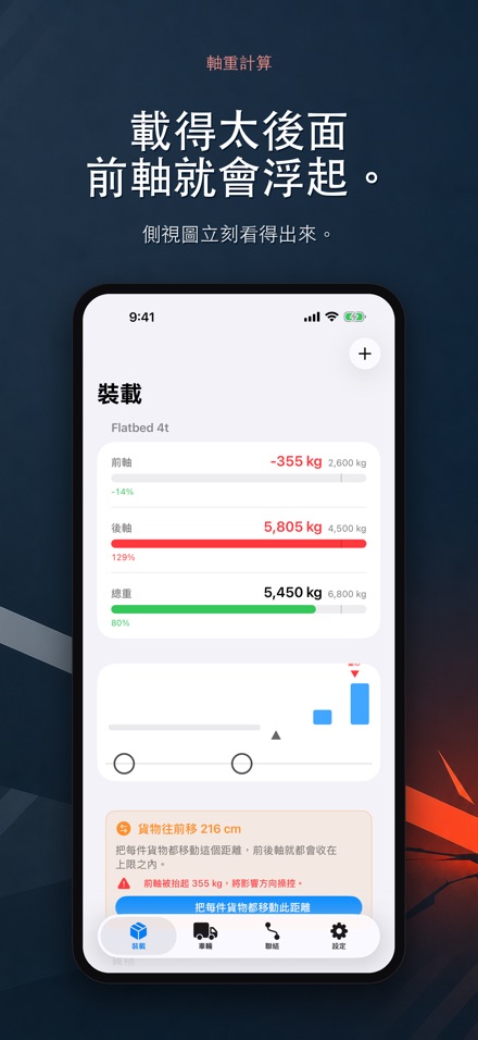軸重計算 - 超載檢查 3