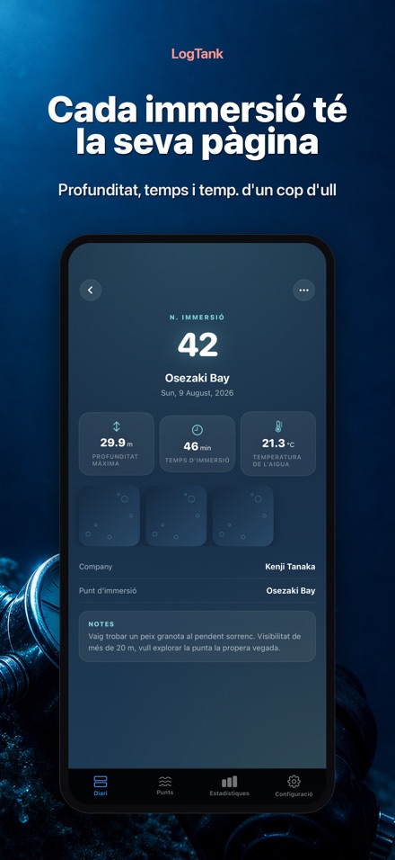 LogTank: Scuba Dive Log 2