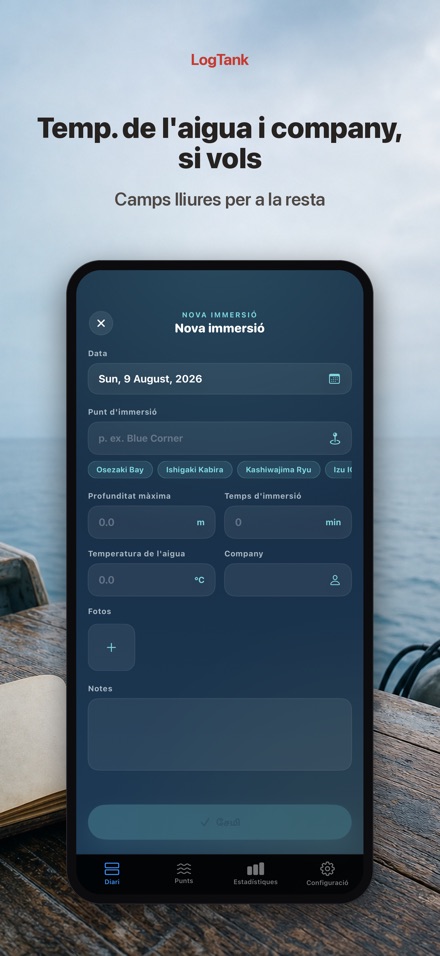 LogTank: Scuba Dive Log 4