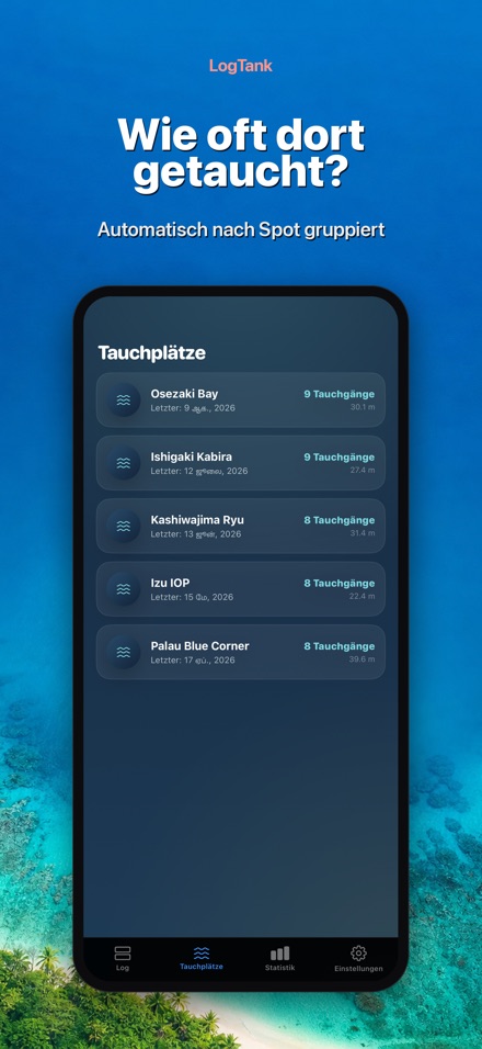 LogTank: Scuba Dive Log 7