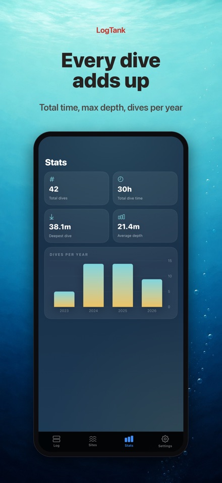 LogTank: Scuba Dive Log 6