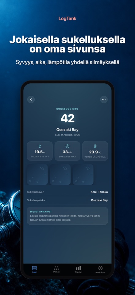 LogTank: Scuba Dive Log 2