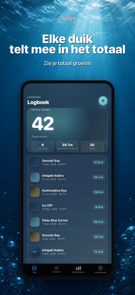 LogTank: Scuba Dive Log