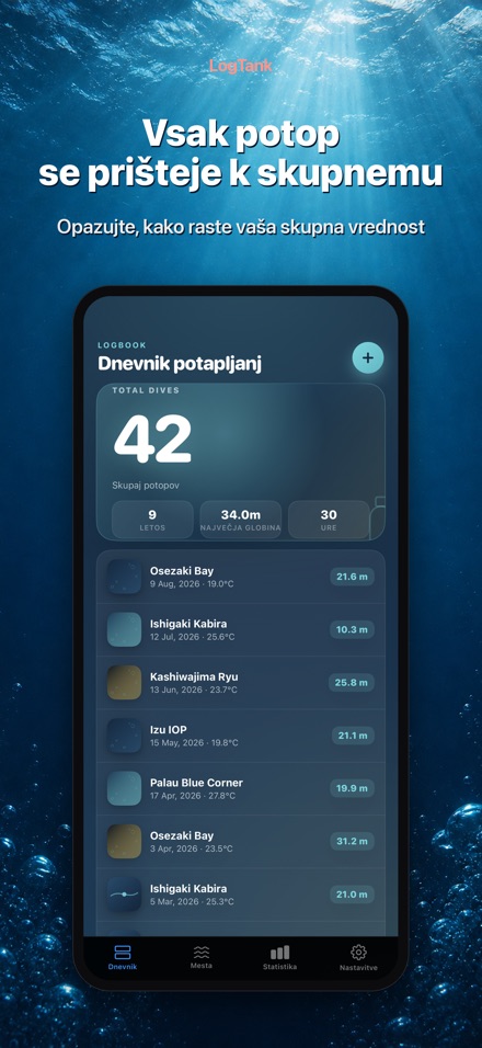 LogTank: Scuba Dive Log