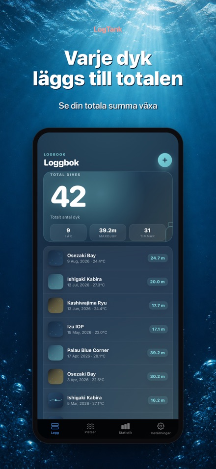 LogTank: Scuba Dive Log