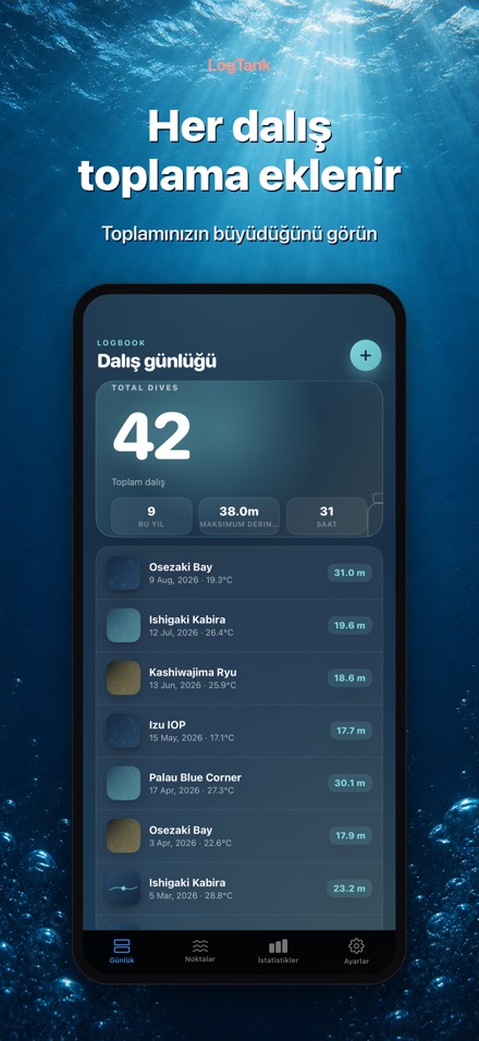 LogTank: Scuba Dive Log