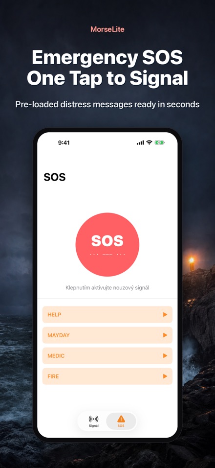 MorseLite: Blesk a Signál 6