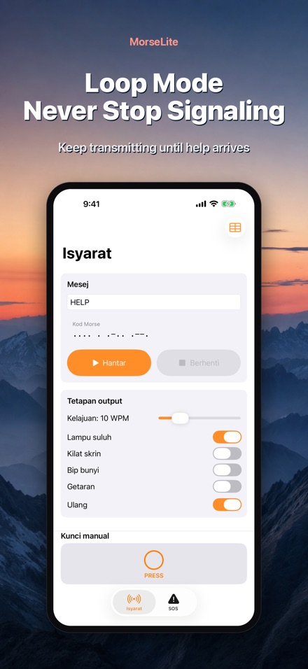 MorseLite: Kilat & Isyarat 4