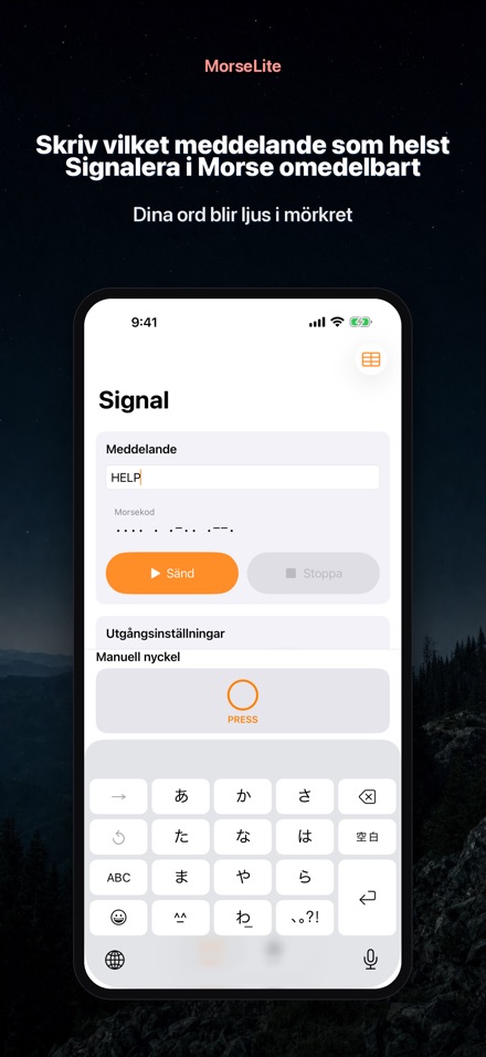 MorseLite: Blix och Signal