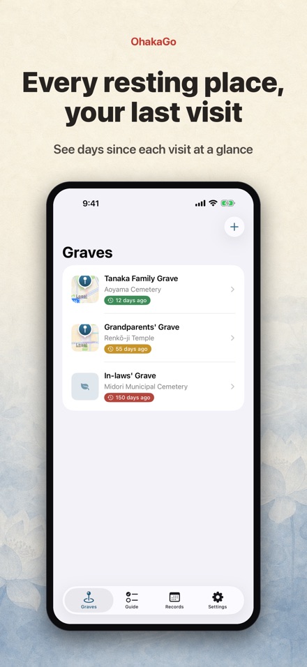 OhakaGo: Grave Visit Tracker